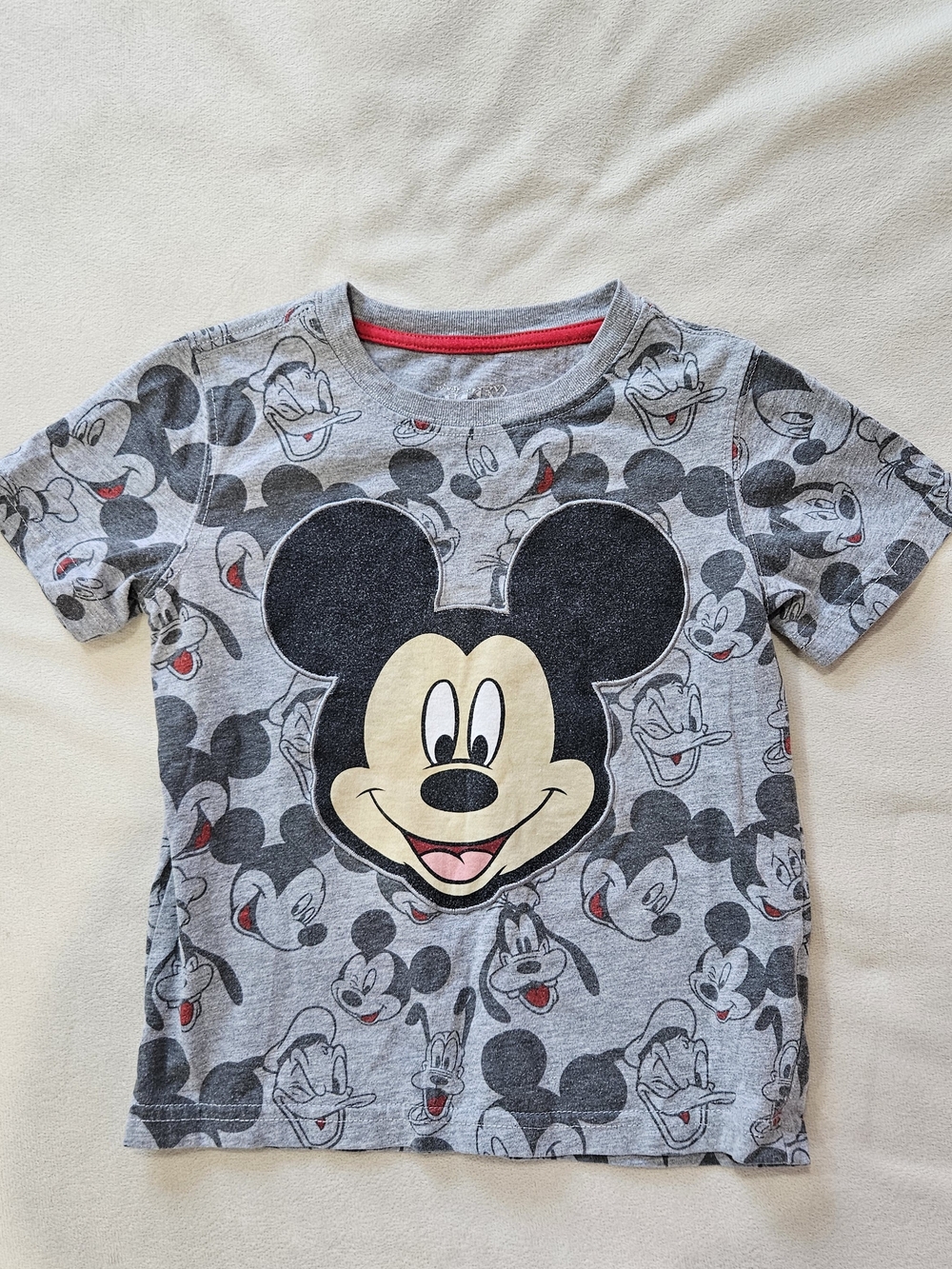 Disney Kids Mickey Mouse Grey Graphic Tee - 3T